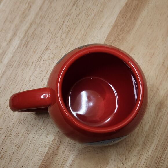 Peanuts Charlie Brown Mug – “Good Grief” Snow Globe – 2017 – Red - Picture 4 of 7